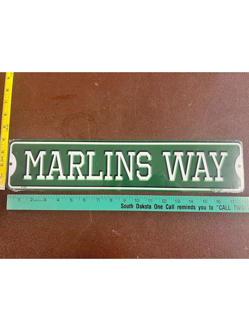 Marlins Way 4x18 Aluminum Metal Street Sign Baseball Fan Wall Decor